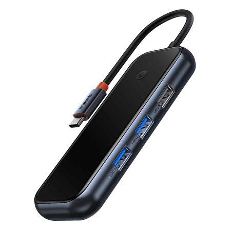 Baseus AcmeJoy 7 in 1 Type-C (PD) HUB Adaptör ( 4K HD HDMI * 1 + USB 3.0  * 2 + Type-C (PD) * 1 + SD/TF * 1 )